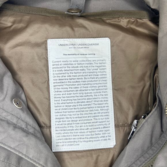 Undercover AW10 Avakareta Life GIRA Fishtail Parka - Picture 8 of 10